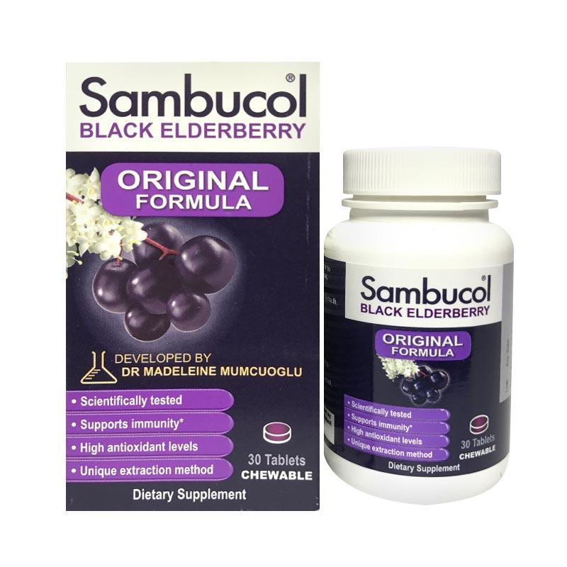 Jual Sambucol Black Elderberry Original Formula Immune System Support 30 Tablet Online Agustus 2020 Blibli Com