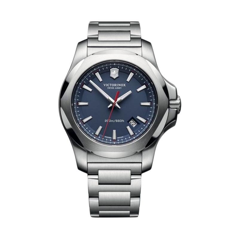 Victorinox Swiss Army I.N.O.X. Stainless Jam Tangan Pria 241724.1 - Silver Blue