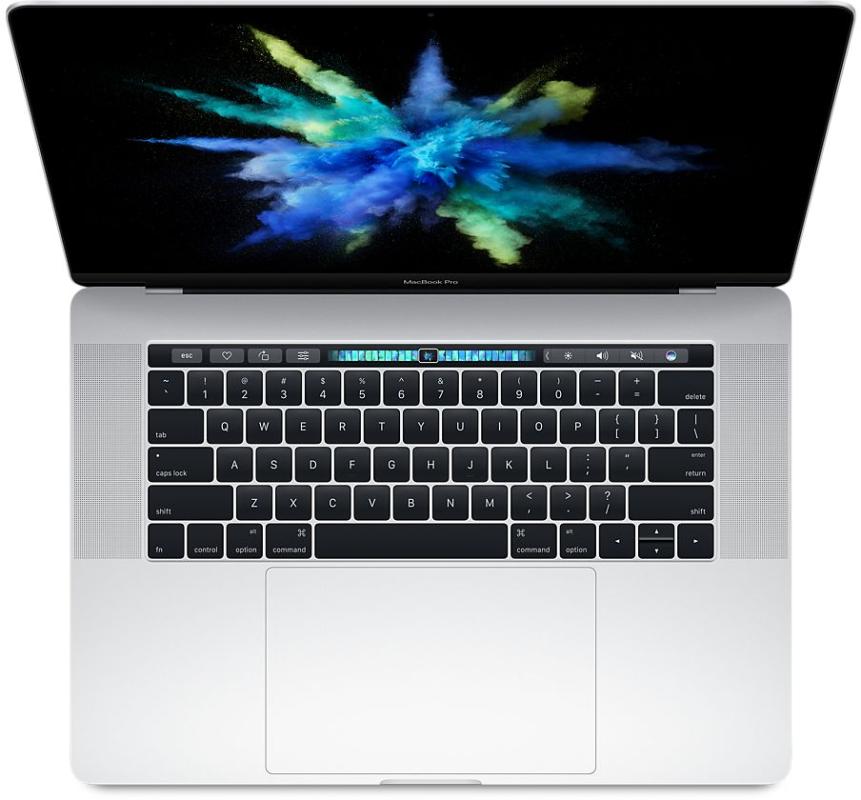 TERLARIS Apple New Macbook Pro MPTU2 2017 Notebook - Silver [Touchbar + Touch ID/ 15inch/ Core i7 2.8 GHz/ 16GB /Radeon Pro 555 2GB/ 256GB]