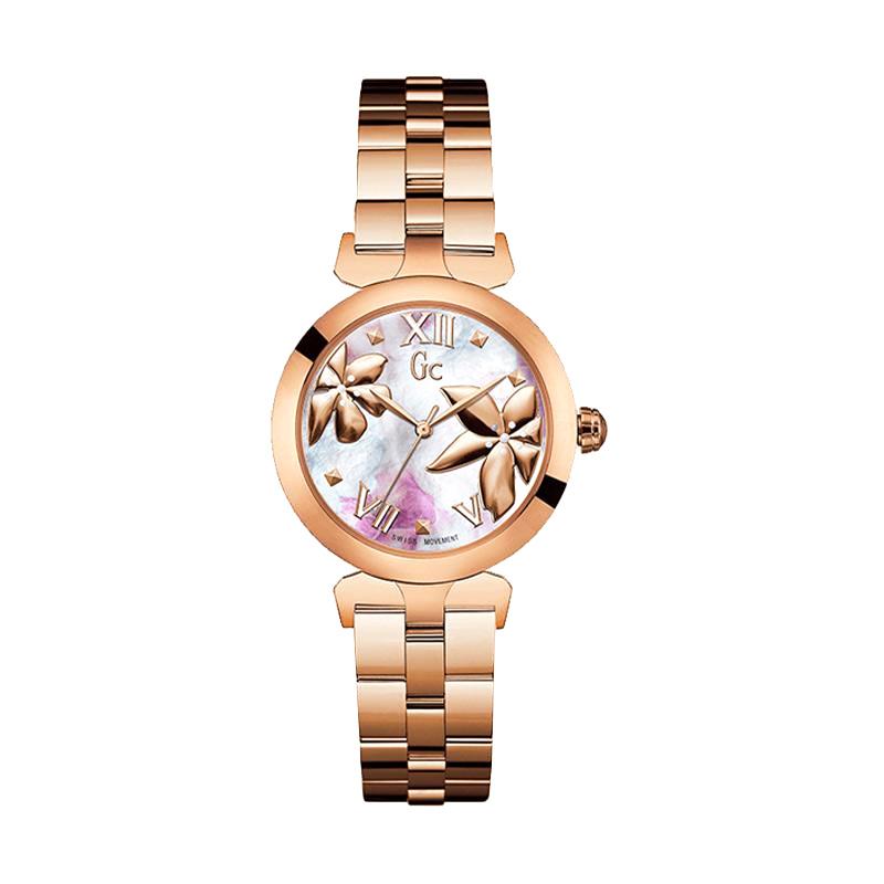 Guess Collection Gc Ladybelle Y22003L3 Stainless Jam Tangan Wanita - Rose Gold