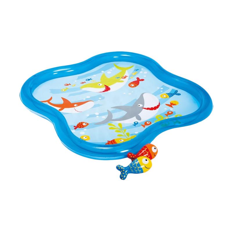 Jual Sportsite 57126 Intex Baby Square Pool Fish Kolam Renang Karpet Mainan Anak Biru Online November 2020 Blibli
