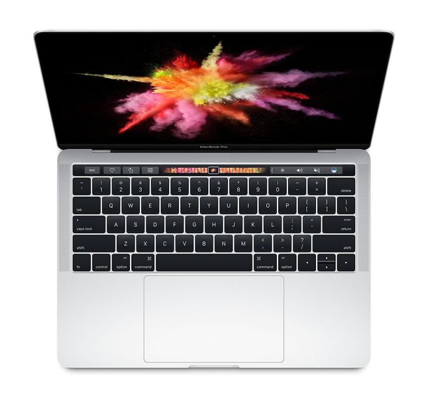 Apple New Macbook Pro MLVP2 2016 Notebook - Silver [Touchbar + Touch ID/ 13inch/ Core i5 2.9 GHz/ 8GB/ Intel Iris 550/ 256GB]