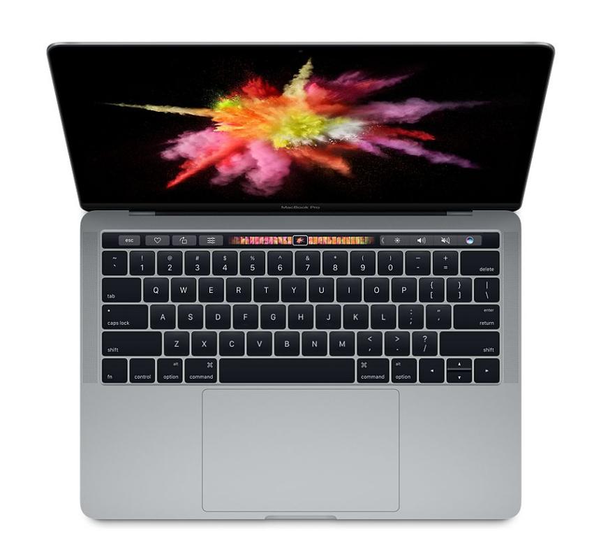 Apple New Macbook Pro MPXV2 2017 Notebook - Space Grey [Touchbar + Touch ID/ 13inch/ Core i5 3.1 GHz/ 8GB/ Intel Iris Plus Graphics 650/ 256GB]