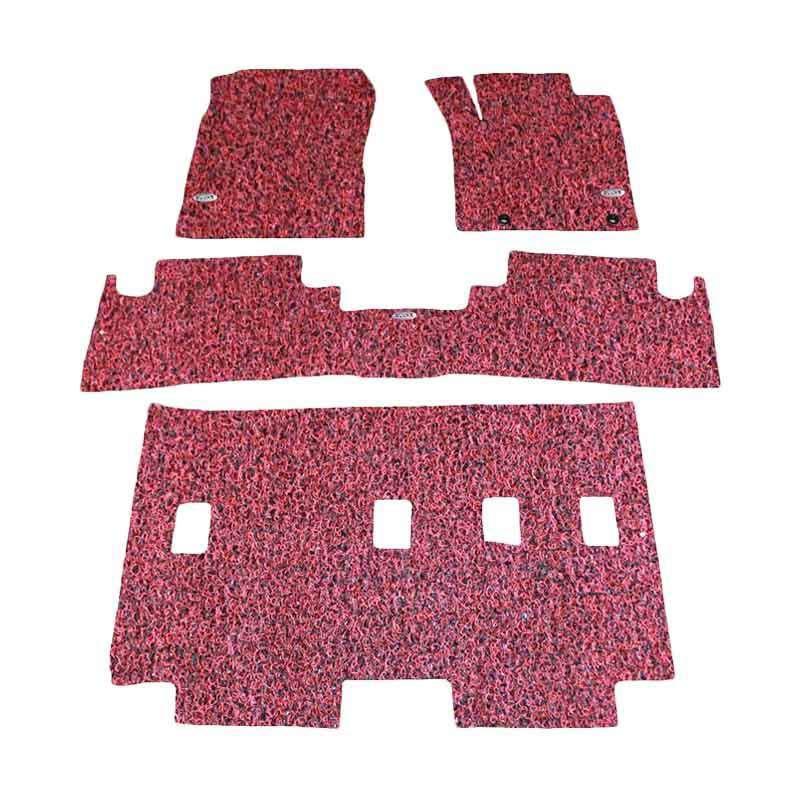 comfort deluxe custom karpet mobil for ford fiesta 2010 keatas red black full kabin dan bagasi