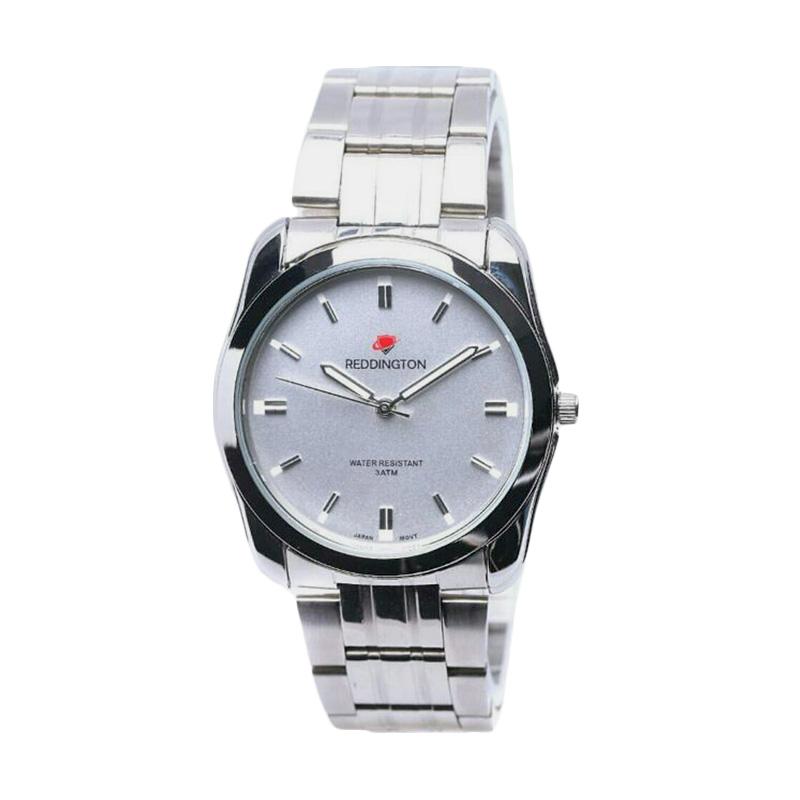 Reddington D42H130RD8010MSLVPP Stainless Steel Chain Analog Watch Jam Tangan Pria - Silver