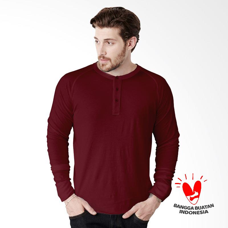 T-Shirt Pria - Maroon Red Oriole 