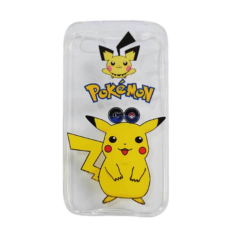 qcf ultrathin silicone softcase pokemon edition versi 2 casing for apple iphone 5g 5s se