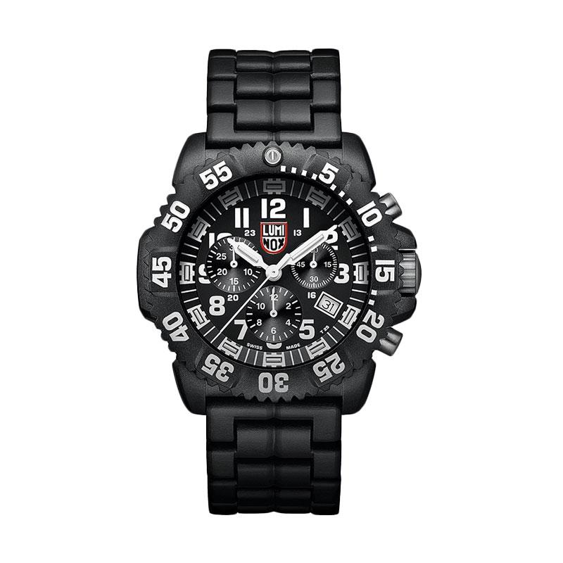 Luminox Navy Seal Colormark Chrono 3080 Series Chronograph Jam Tangan Pria - Black [GGL.L3082.BO]