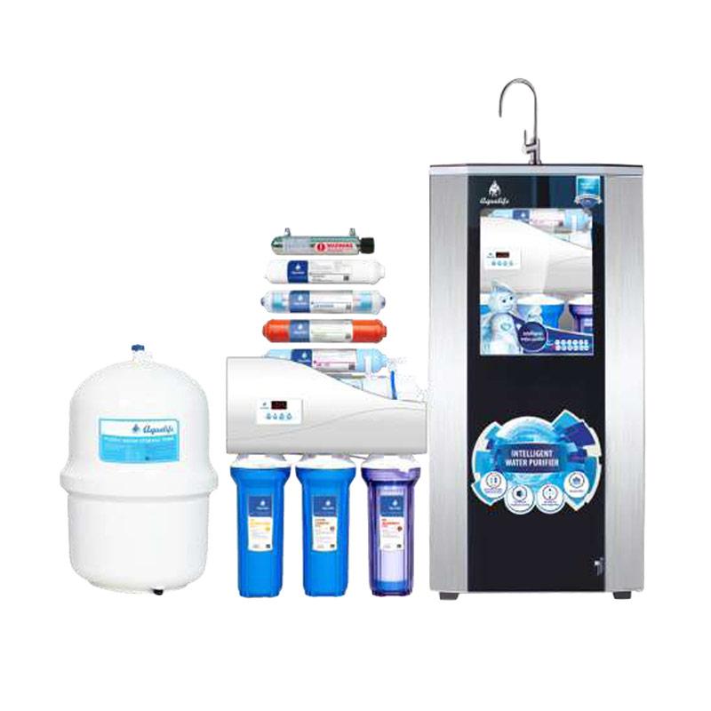 Ohome Aqualife Cabinet Dispenser 9 Stage 100 GPD Filter Saringan Air Minum - Hitam