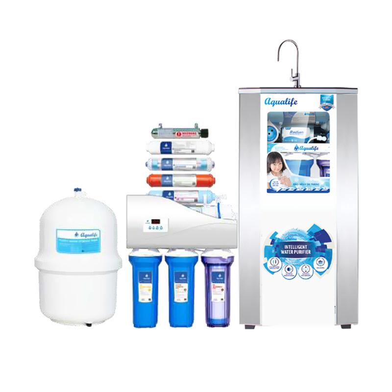 Ohome Aqualife Cabinet Dispenser 9 Stage 100 GPD Filter Saringan Air Minum - Putih