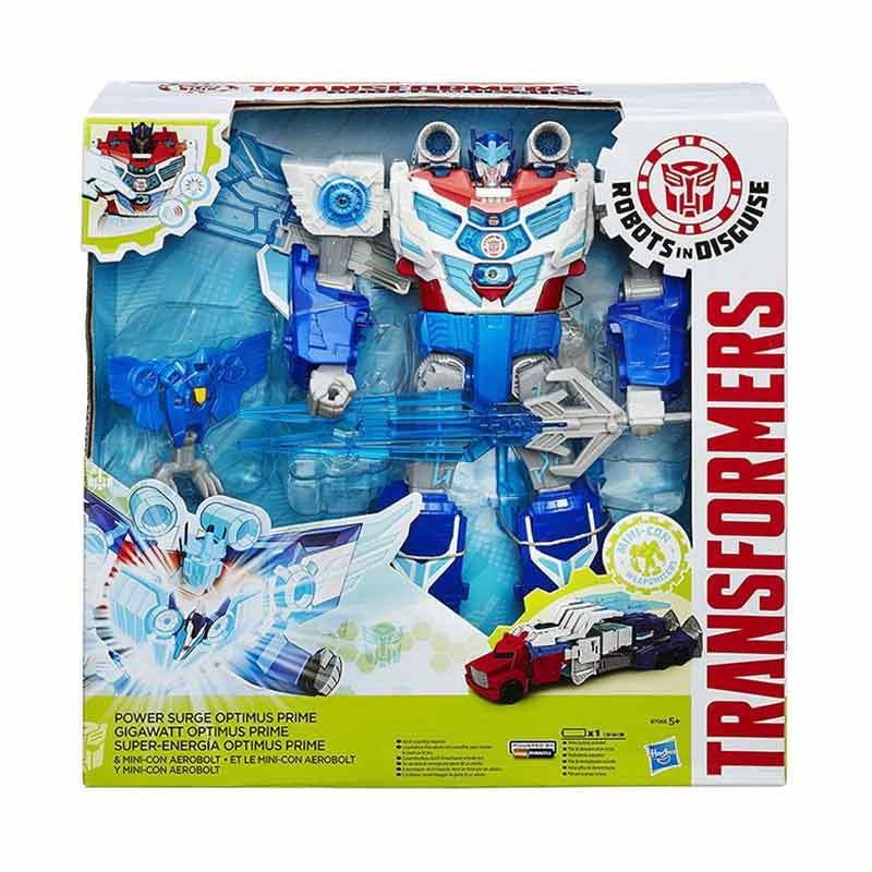 Mainan transformers robot in disguise optimus prime cheap