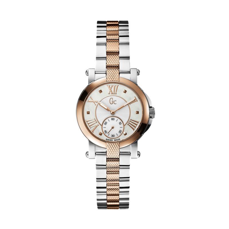 Guess Collection X50003L1S Gc Demoiselle Stainless Jam Tangan Wanita - Silver Rose Gold