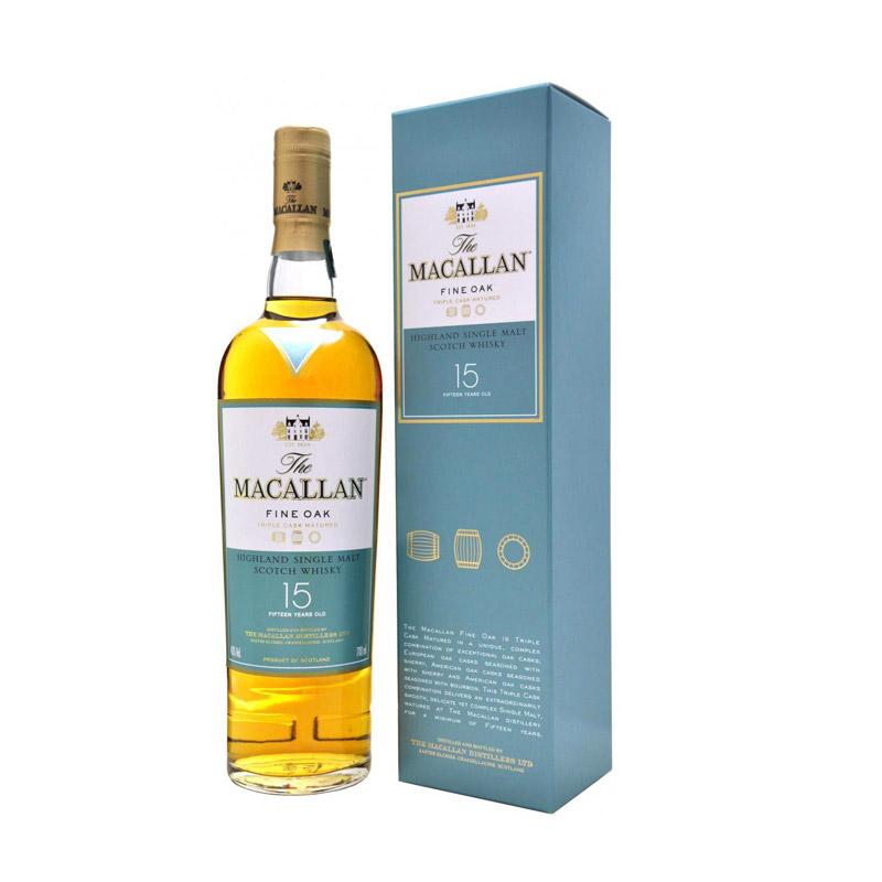 Jual The Peak Connoisseurs Macallan 15 Yo Fine Oak Highland Single Malt Scotch Whisky Online November 2020 Blibli
