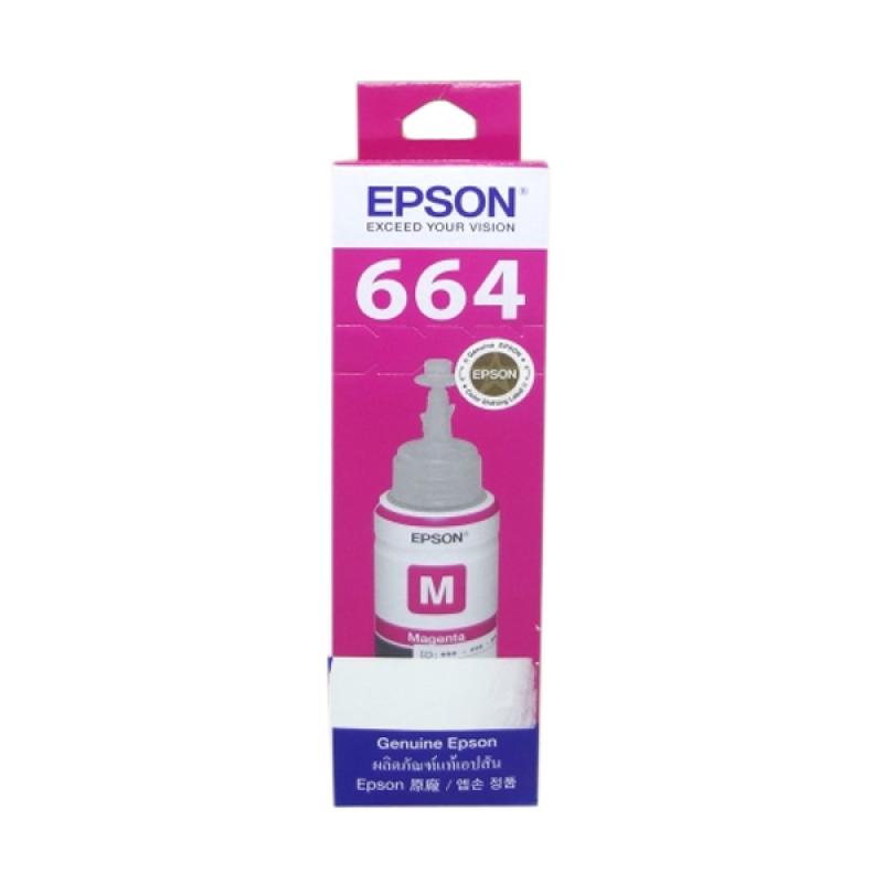 Jual Epson 664 T6643 Original Tinta Printer for Epson L-Series - Magenta  [70 mL] - - di Seller Calvin Digital - Kota Cirebon, Jawa Barat | Blibli