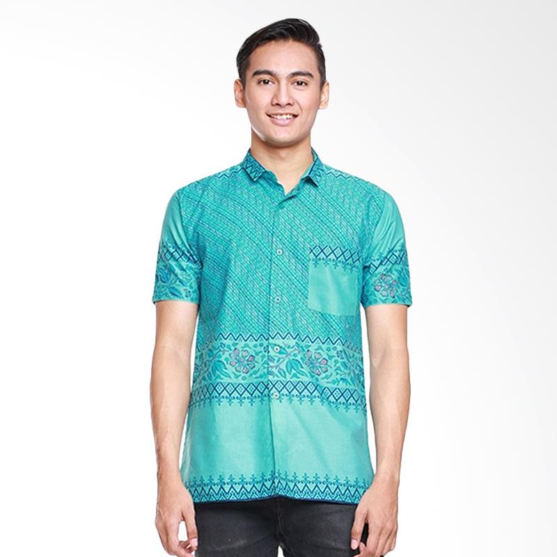 Days By Danarhadi MenLP. HEM - SP9. 76E.6076 Liris Pesagen B Men's Shirts Batik Pria - Turquoise
