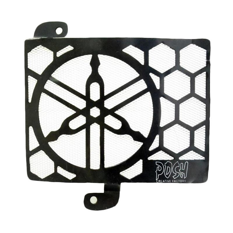 harga Raja Motor Aksesoris Motor Tutup Radiator Yamaha Jupiter MX Logo Yamaha - Hitam [TRD3011