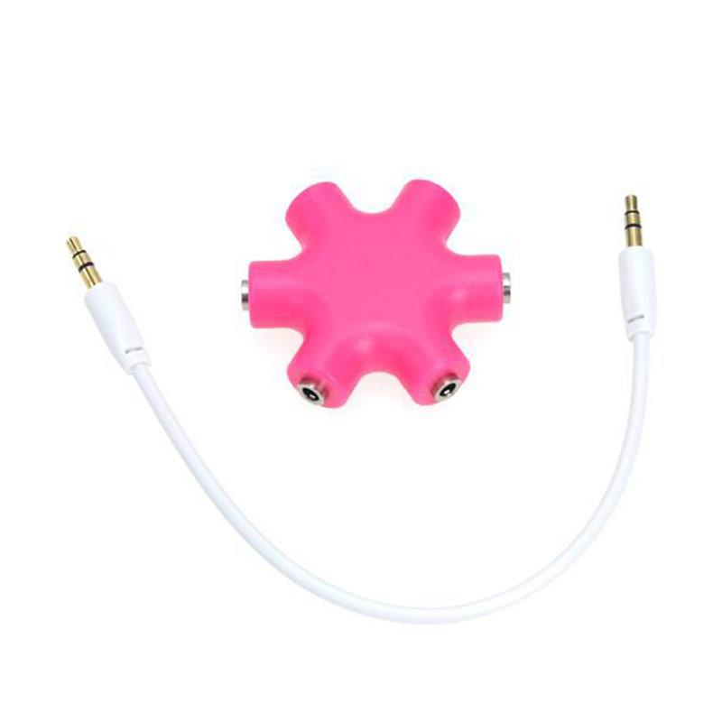 Way 3.5mm Stereo Audio Splitter Adapter 