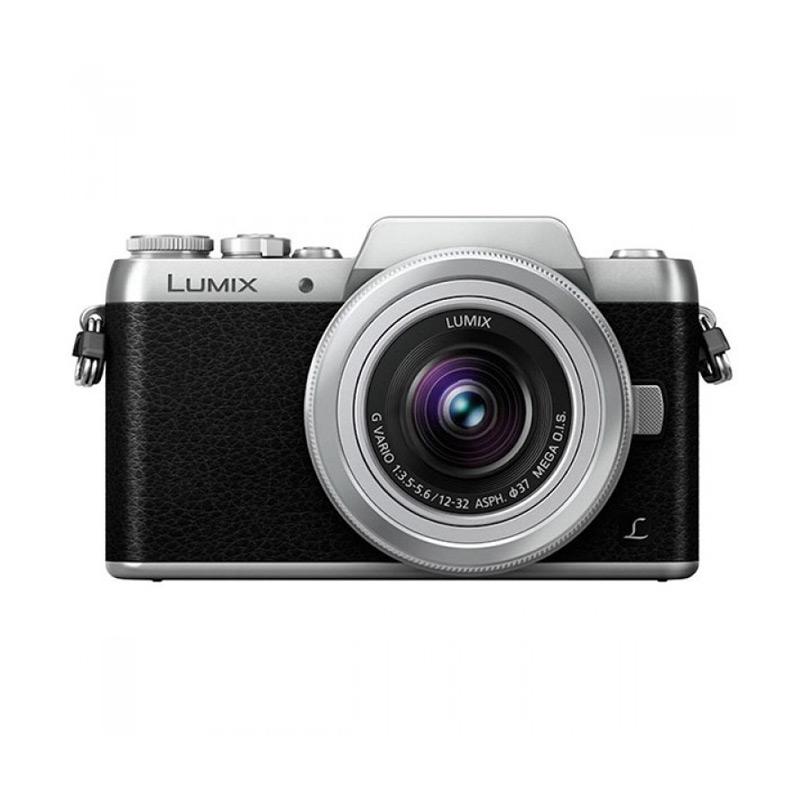 Panasonic Lumix DMC-GF8K Kamera Mirrorless with Lumix G Vario 12-32mm - Silver [WiFi/ 16MP/ Built in Flash/ Full HD]