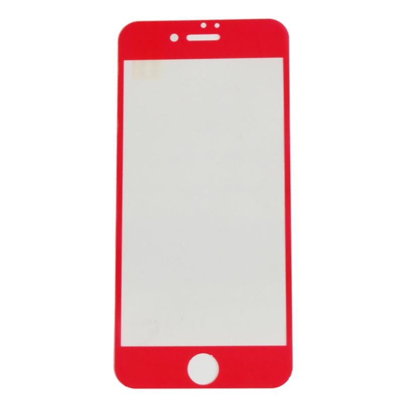 VR Tempered Glass Screen Protector for Apple iPhone or 7G Inch Red