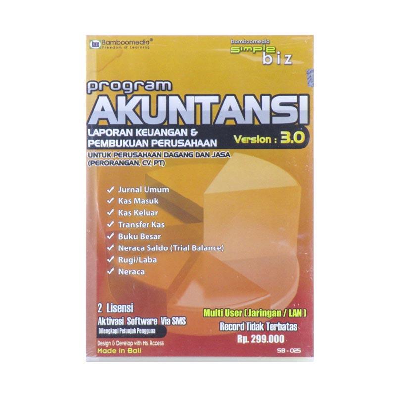 Jual Bamboomedia Program Akuntansi 3 0 Software Laporan Keuangan Dan Pembukuan Perusahaan Dagang Jasa Perorangan Cv Pt Online Desember 2020 Blibli