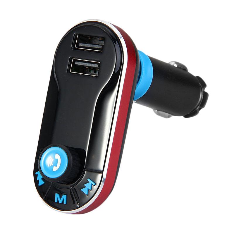TOKUNIKU BT66 Bluetooth Car Charger Kit With Handsfree/Speakerphone/MP3  Player/FM Transmitter USB]