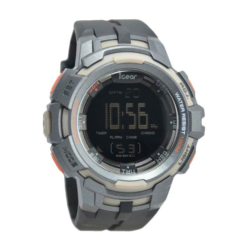DZINER DUAL TIME-JAM TANGAN SPORT PRIA-RUBBER STRAP HITAM-DZ7088. Source