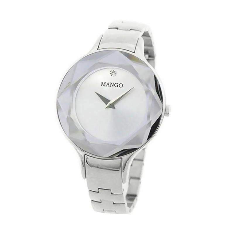 Mango MA6297L-80 Jam Tangan Wanita - White Silver