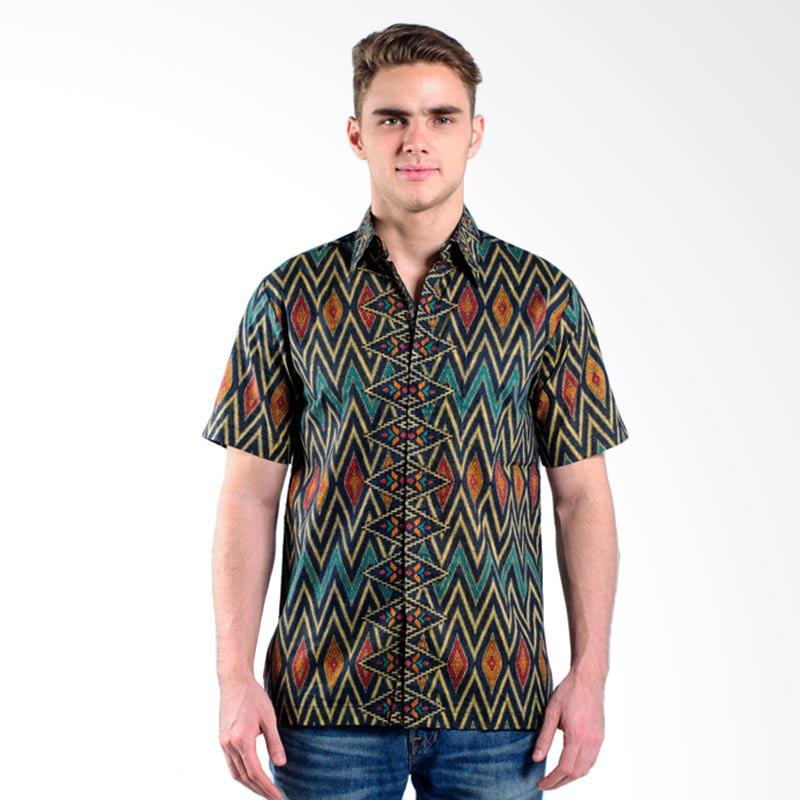 Rianty Hem Tenun AC Kemeja Batik Pria