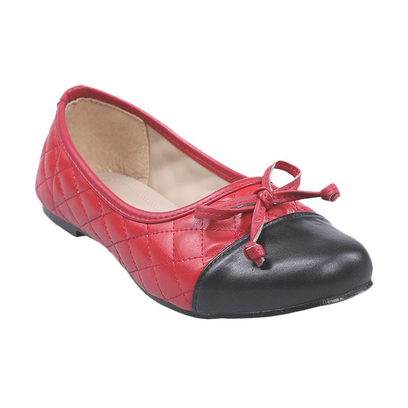 GIA Coco Flat Shoes - Red