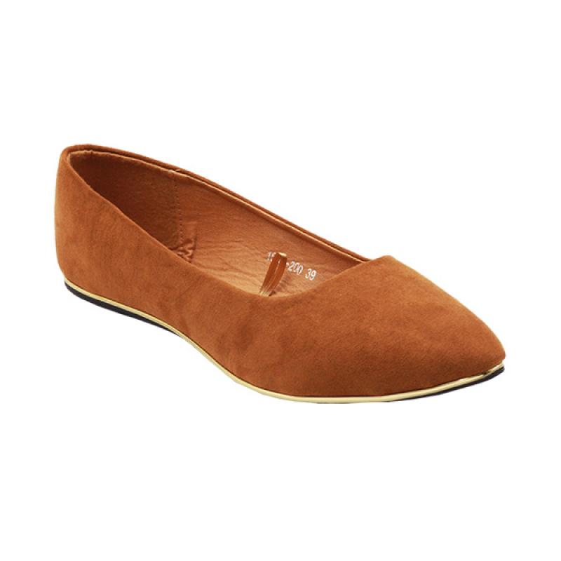 Dea 1607-200 Flat Shoes Wanita - Camel