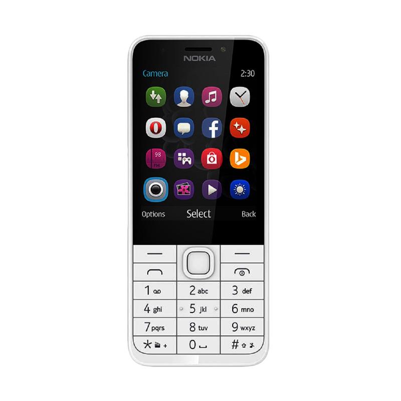 Nokia 230 DS Handphone - Silver