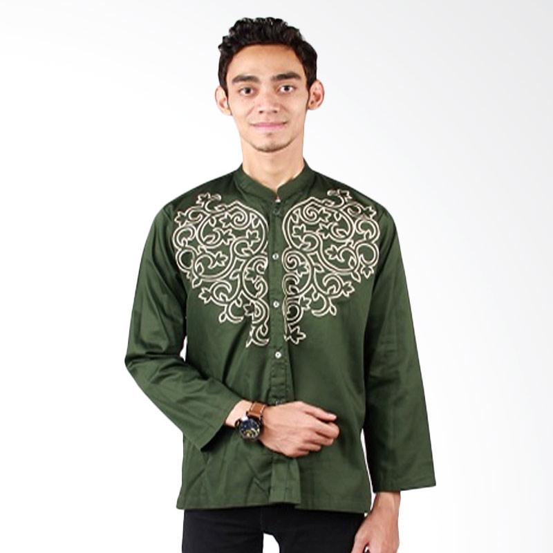 Alhusna KK 071 Baju Koko - Hijau