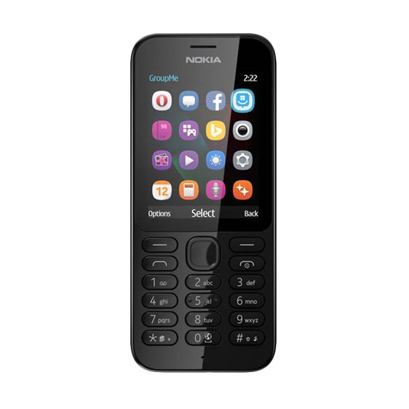 Nokia 222 Handphone - Black