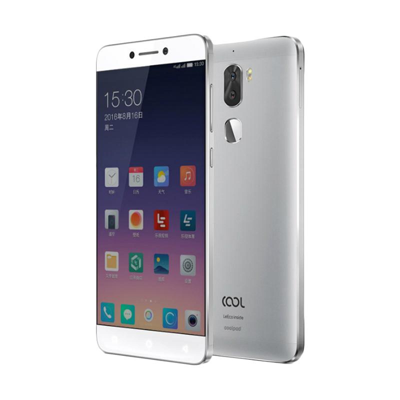 Coolpad Cool Dual R11 Smartphone - Silver White [32 GB/ RAM 3 GB] FREE MMC 16GB SANDISK + TONGSIS + RING STAND