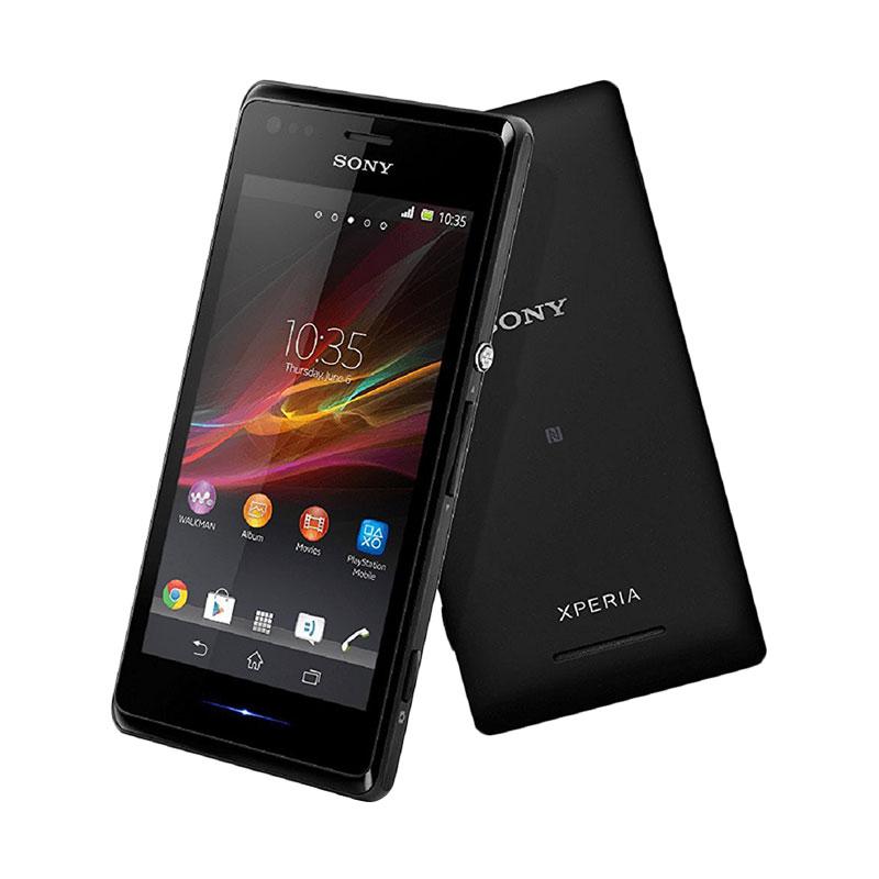 SONY M2 Single Smartphone - Black [8GB/RAM 1GB]