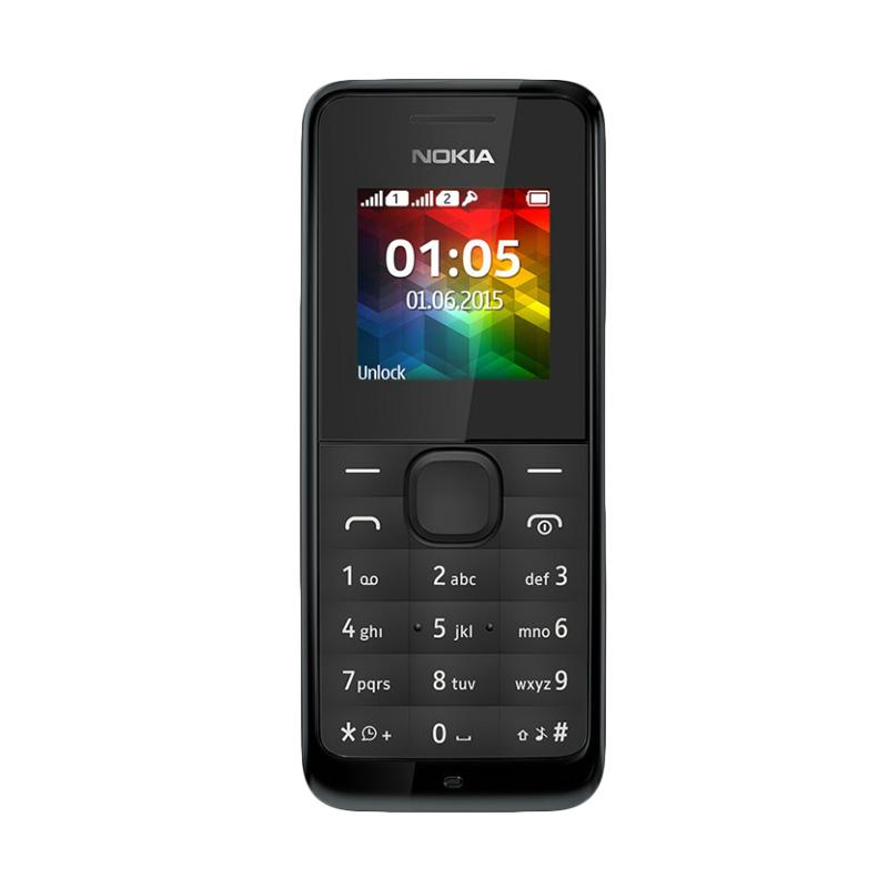 Nokia 105 DS Handphone - Black
