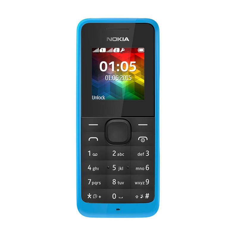 Nokia 105 DS Handphone - Cyan