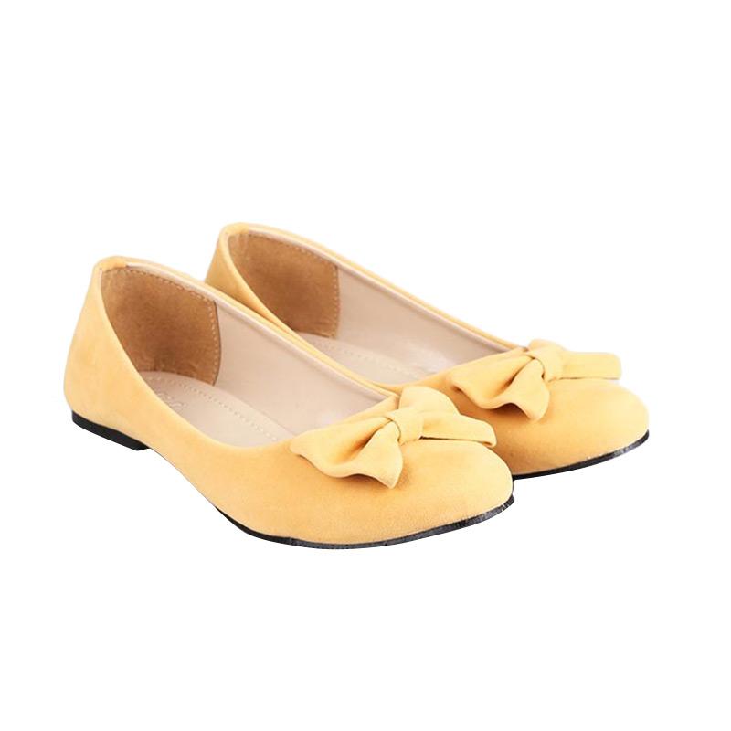 GIA Ribbon Flats Shoes - Ginger