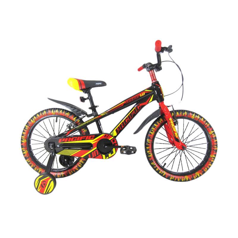 Jual Pacific 18 Umaga 1 0 Sepeda Anak Black Red 18 Inch