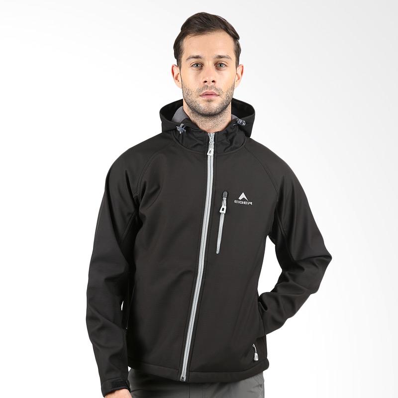 Eiger EG Windproof 1.0 Jaket - Hitam