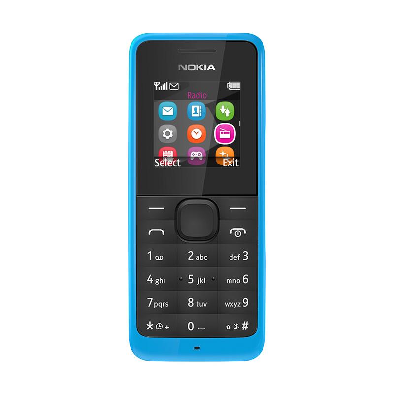 Nokia Microsoft 105 DS Handphone - Blue