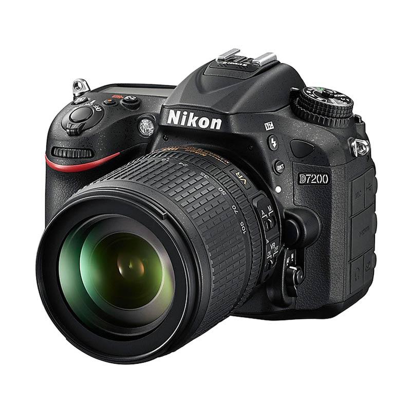 Nikon D7200 Kit 18-140mm VR Kamera DSLR - Hitam