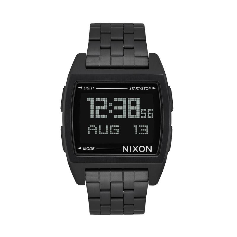Nixon Base Digital Jam Tangan Pria A1107001 - Black