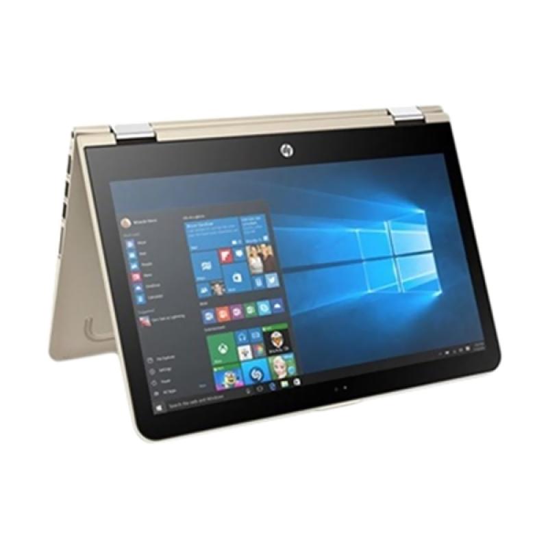 HP Pavilion 14-BA004TX X360 Laptop Convertible - Gold [i5-7200U/ 8GB DDR4/ 1TB HDD/ GT940MX 2GB /Win10 / 14.0" Touch]