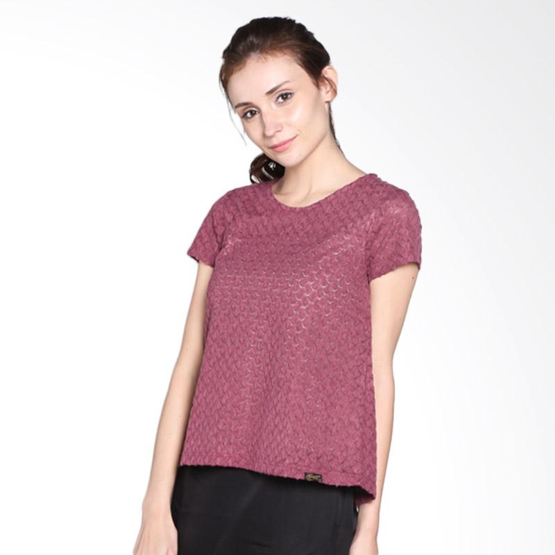 GAFF Andelion Blouse 11612 1204 MRN/BRK Atasan Wanita