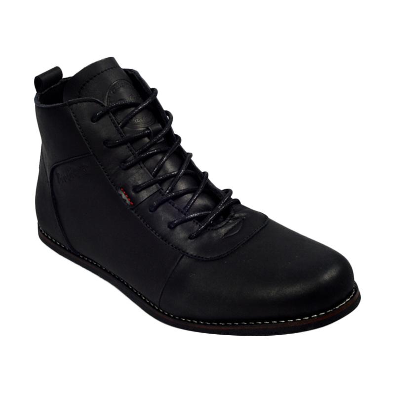 Bradley Atian Boots Sepatu Pria - Black