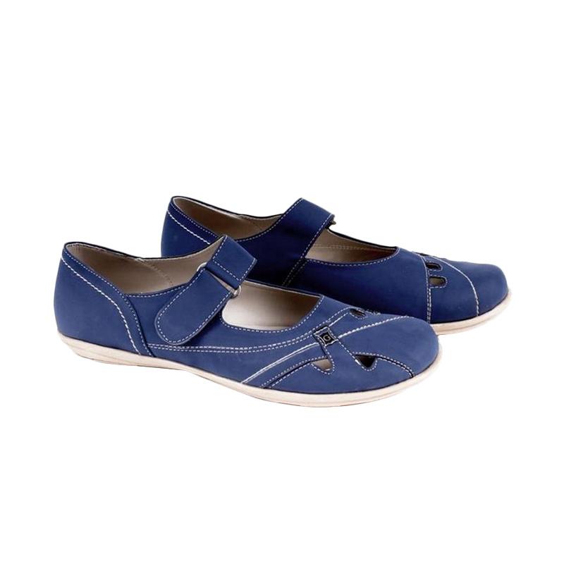 Garucci 719 Flat Shoes - Biru