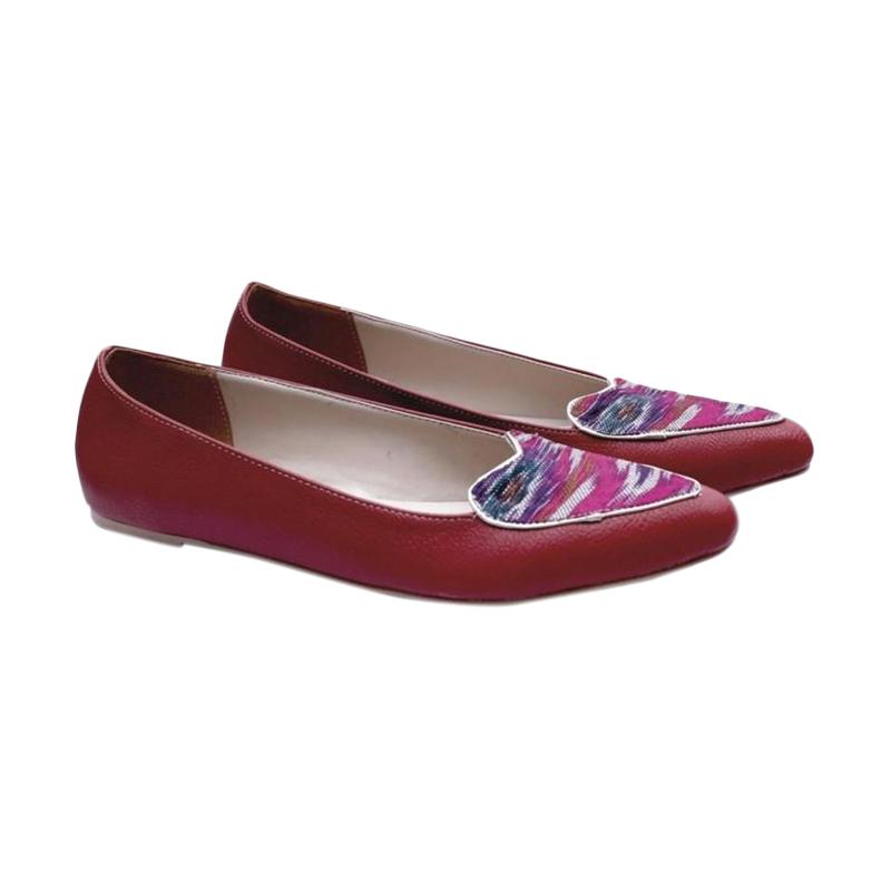 Garucci 619 Flat Shoes - Merah