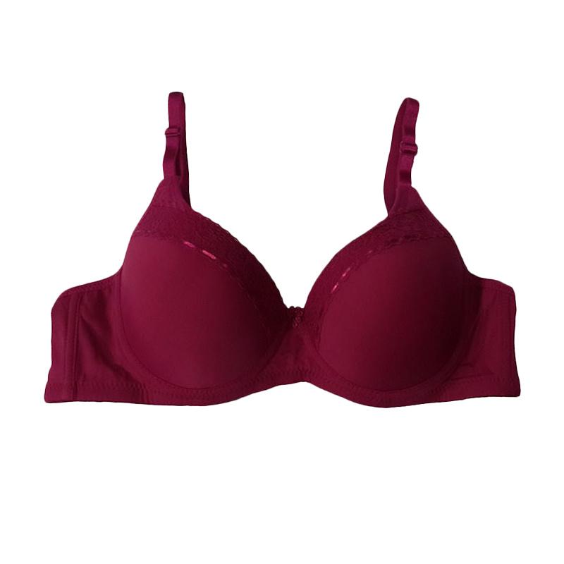 Aily BH Kawat 1237 Bra - Merah Marun