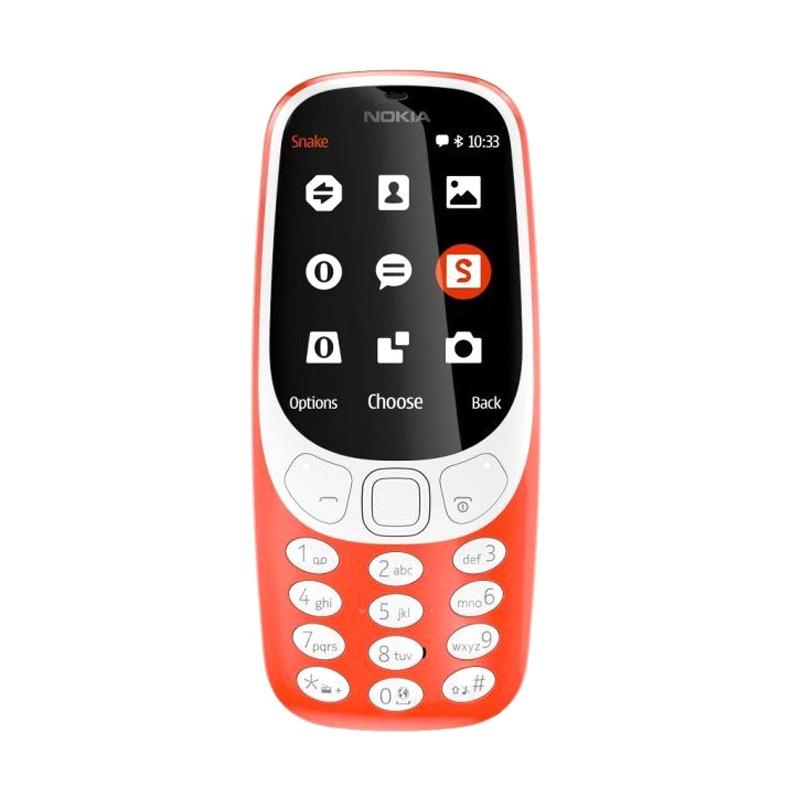 Nokia 3310 Handphone - Warm Red